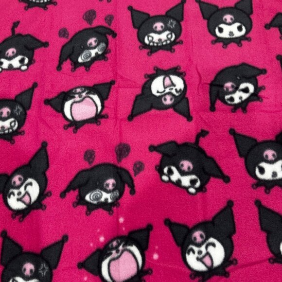 Bad Kuromi Doll Hugger & 40"x50" & Fleece Throw Blanket - Picture 6 of 6